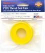 MASTER PLUMBER PTFE GAS LINE THREAD SEAL TAPE YELLOW 1/2" X 7.22 YD