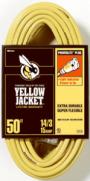 YELLOW JACKET EXTENSION CORD 14/3 WIRE 15 AMP 50' LENGTH
