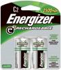 BATTERY ENERGIZER RECHARGEABLE C 2 PACK