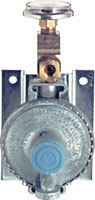 TRIDENT MARINE PROPANE REGULATOR WALL MOUNT WITH 300 PSI GAUGE