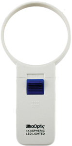 MAGNIFIER LIGHTED 3" LED 4X LENS