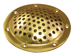 STRAINER BRONZE ROUND 6" FOR 2" THRU HULL