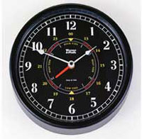 CLOCK TIDE & TIME TRIDENT 10" BLACK DIAL