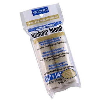 ROLLER COVER JUMBO KOTER 4 1/2" MOHAIR 1/4" 2 PACK