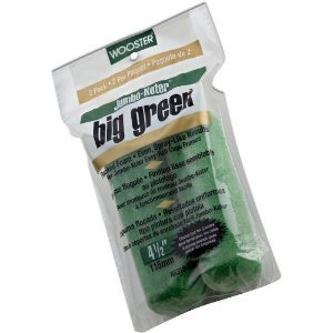 ROLLER COVER JUMBO KOTER 4 1/2 " BIG GREEN 2 PACK