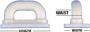 TRACK SLIDE INTERNAL PLASTIC 3/4"W X 1 5/16"L
