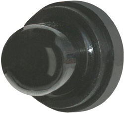 BLUE SEA 4137 PUSH BUTTON RESET ONLY CIRCUIT BREAKER BOOT - BLACK