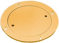BUCK ALGONQUIN DECK PLATE WITH KEY BRONZE  4" I.D.