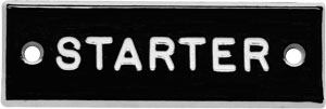 IDENTI-PLATE STARTER