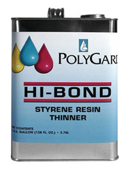 HI-BOND FIBERGLASS RESIN THINNER STYRENE QUART