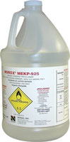 FIBERGLASS HARDENER MEKP ORGANC PEROXIDE CLEAR GALLON