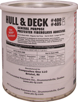 HULL & DECK PUTTY 5 GALLON BUCKET (USE MEKP HARDENER)