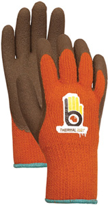 GLOVE THERMAL KNIT RUBBER PALM LARGE (BY/PR)