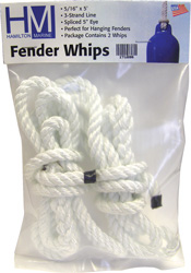 FENDER WHIPS 3-STRAND TWISTED NYLON 7/16" X 72" (PACK OF 2)