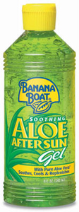 BANANA BOAT AFTERSUN COOL GEL ALOE FOR SUN BURNS 8 OUNCE