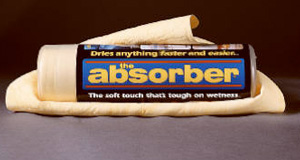 CHAMOIS CLOTH SYNTHETIC THE ABSORBER 27" X 17"
