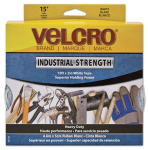 VELCRO INDUSTRIAL STICKY BACK TAPE WHITE 2" X 15'