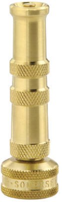 GARDEN HOSE TWIST SPRAY NOZZLE BRASS 4"