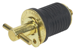 MOELLER DRAIN PLUG BRASS T-HANDLE 1.25" OD