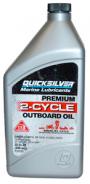 MERCURY QUICKSILVER PREMIUM 2-STROKE ENGINE OIL TC-W3 PINT